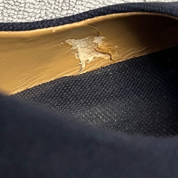 J.Crew Factory Navy Espadrille Wedges 8 - Picture 4 of 8